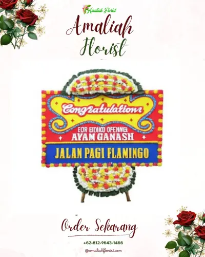 Bunga Papan Congratulation di Sengguruh